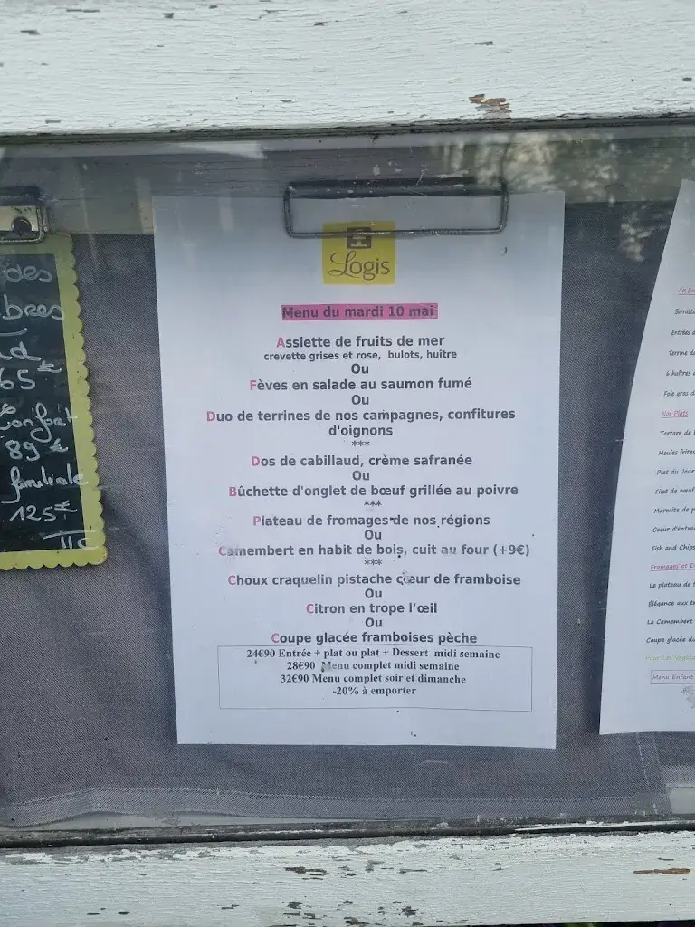 Menu_Logis Auberge Normande_Carentan-les-Marais_image_4