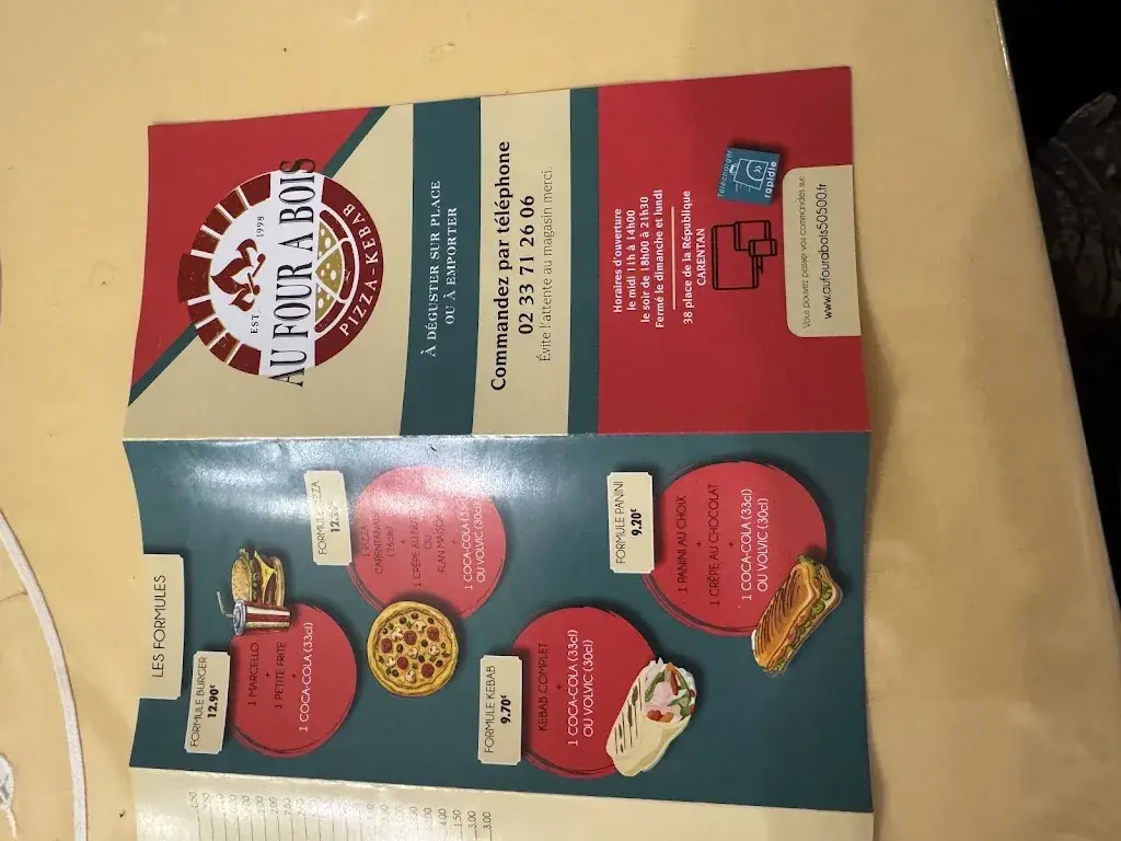 Menu_Au four a bois_Carentan-les-Marais_image_1