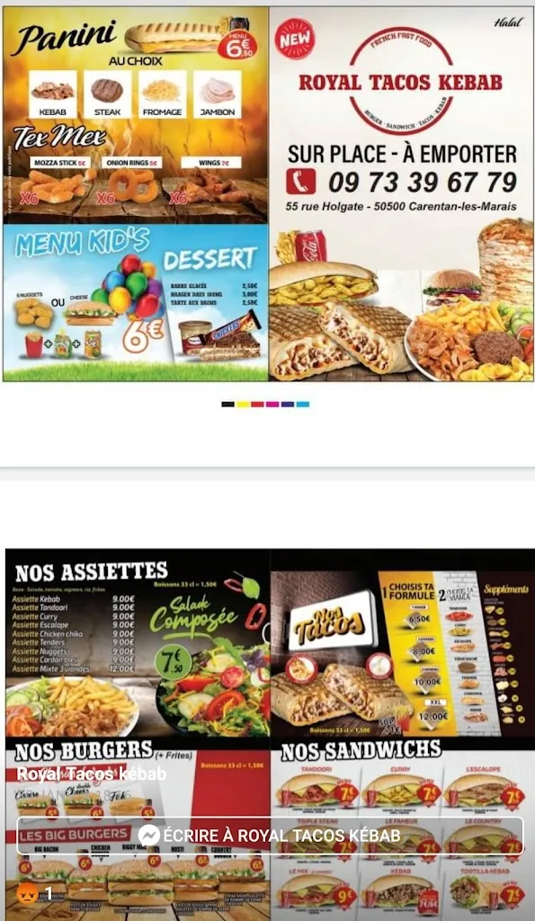 Menu_Royal Tacos kébab_Carentan-les-Marais_image_1