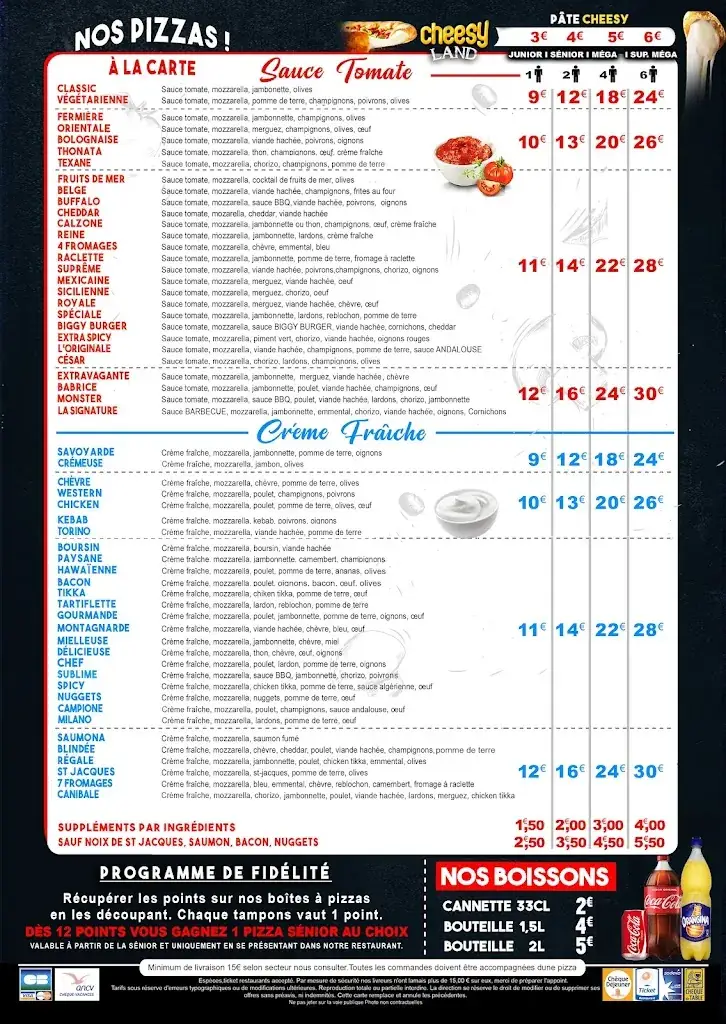 Menu_Pizzaland Carentan_Carentan-les-Marais_image_1