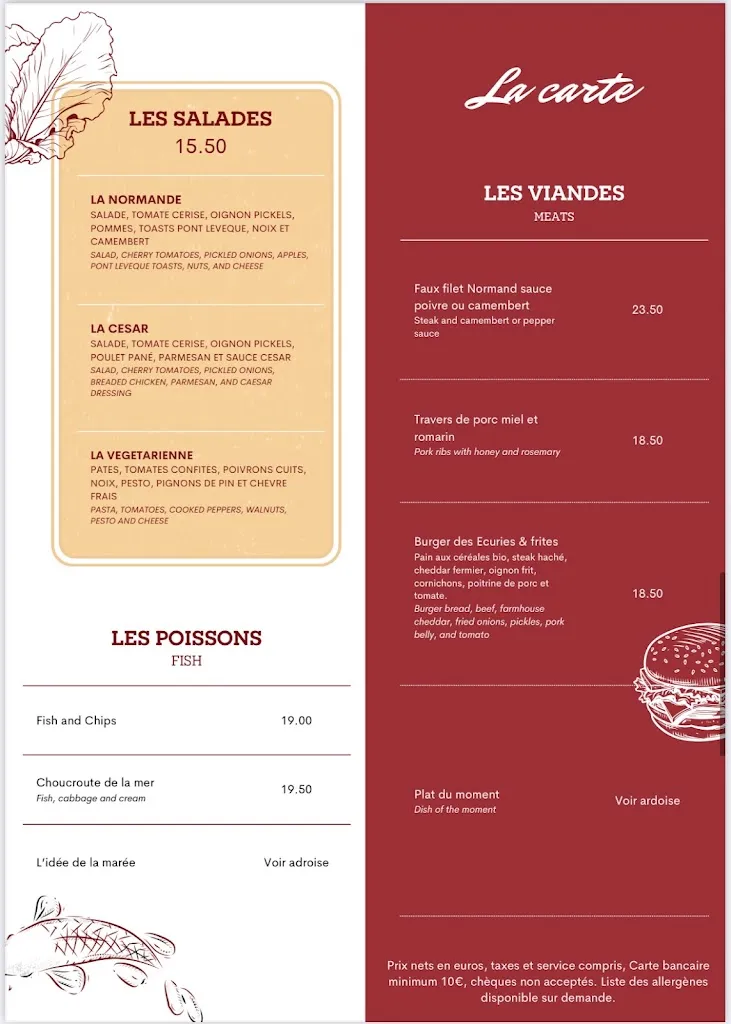 Menu_Les écuries_Sainte-Mère-Église_image_1