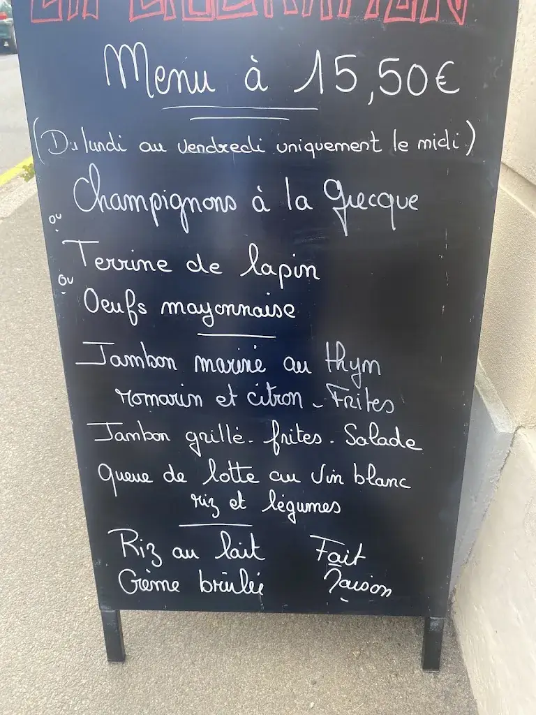 Menu_Restaurant La Liberation_Sainte-Mère-Église_image_2