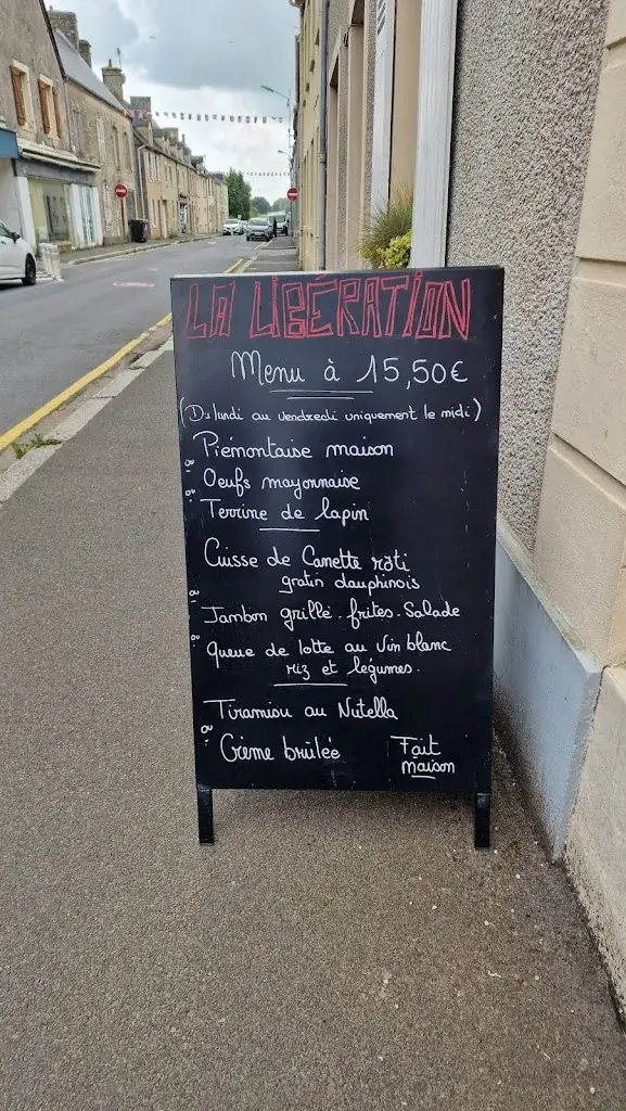 Menu_Restaurant La Liberation_Sainte-Mère-Église_image_3