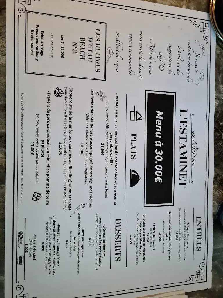 Menu_L'Estaminet_Sainte-Marie-du-Mont_image_4