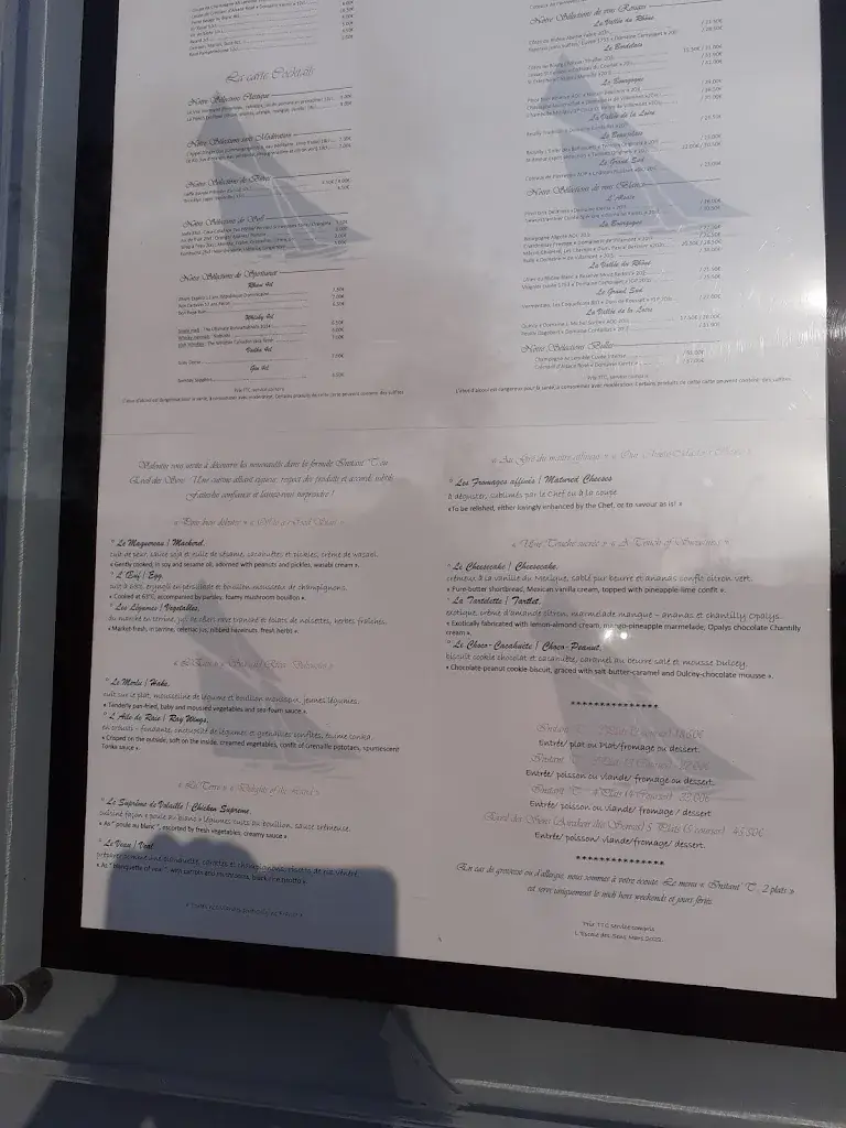 Menu_L'Escale des Sens_Carentan-les-Marais_image_2