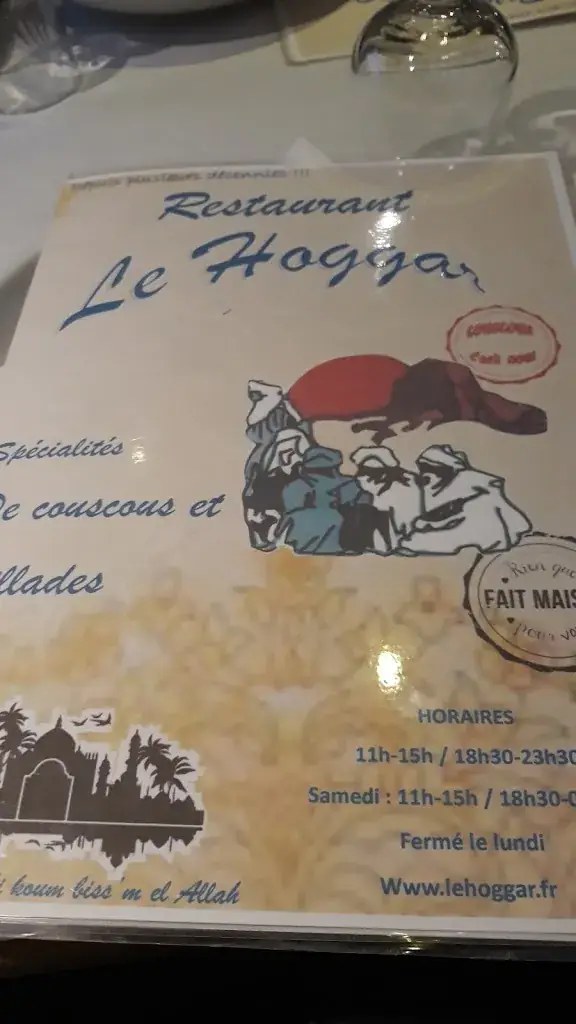 Menu_Le Hoggar_Caudebec-lès-Elbeuf_image_4