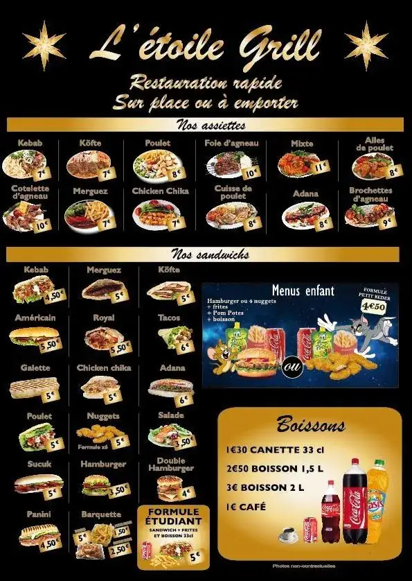 Menu_4 Étoiles Grill_Caudebec-lès-Elbeuf_image_3