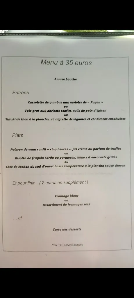 Menu_Restaurant L'escale_Genas_image_1