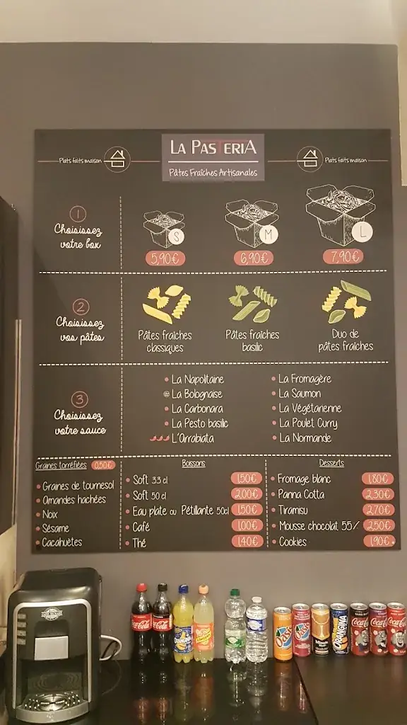 Menu_La Pasteria Elbeuf_Elbeuf_image_2