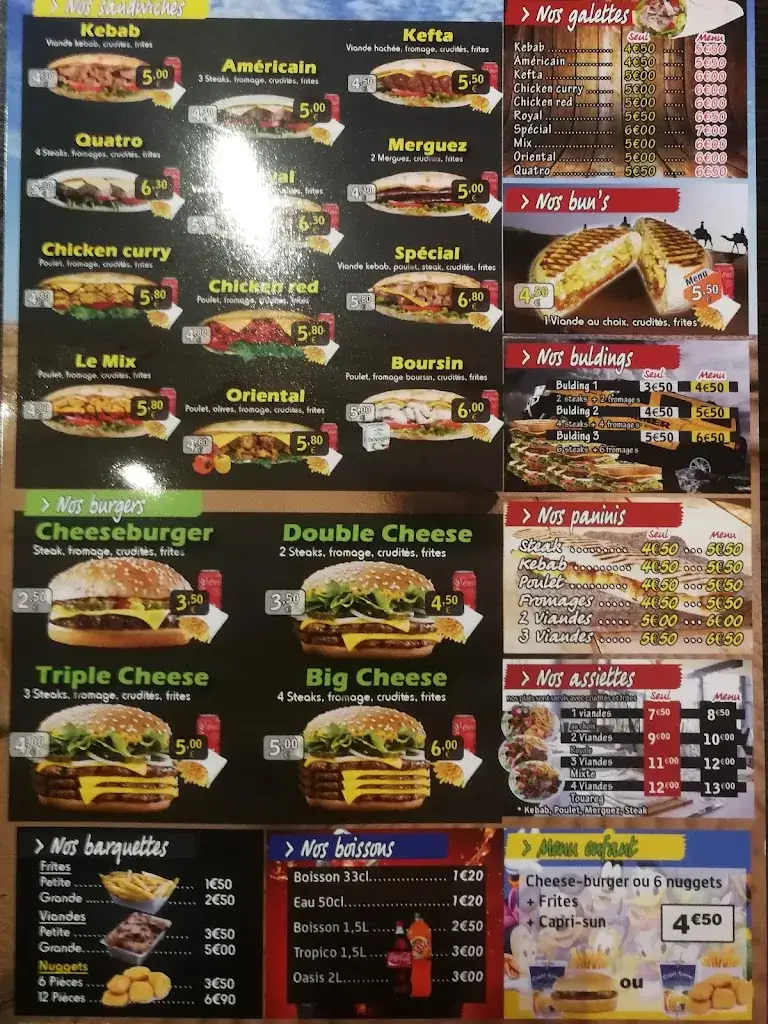 Menu_Le Touareg_Elbeuf_immagine_1