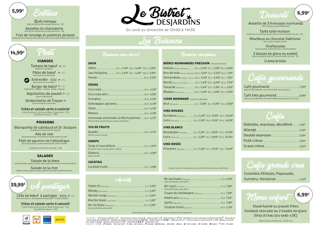 Menu_LE BISTROT DESJARDINS Montivilliers_Montivilliers_image_1