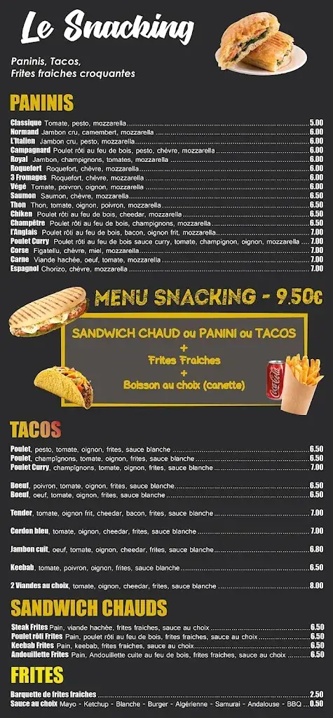 Menu_Pizzas - Rôtisserie - Snack - Saveurs de Méditérranée_Charleval_immagine_2