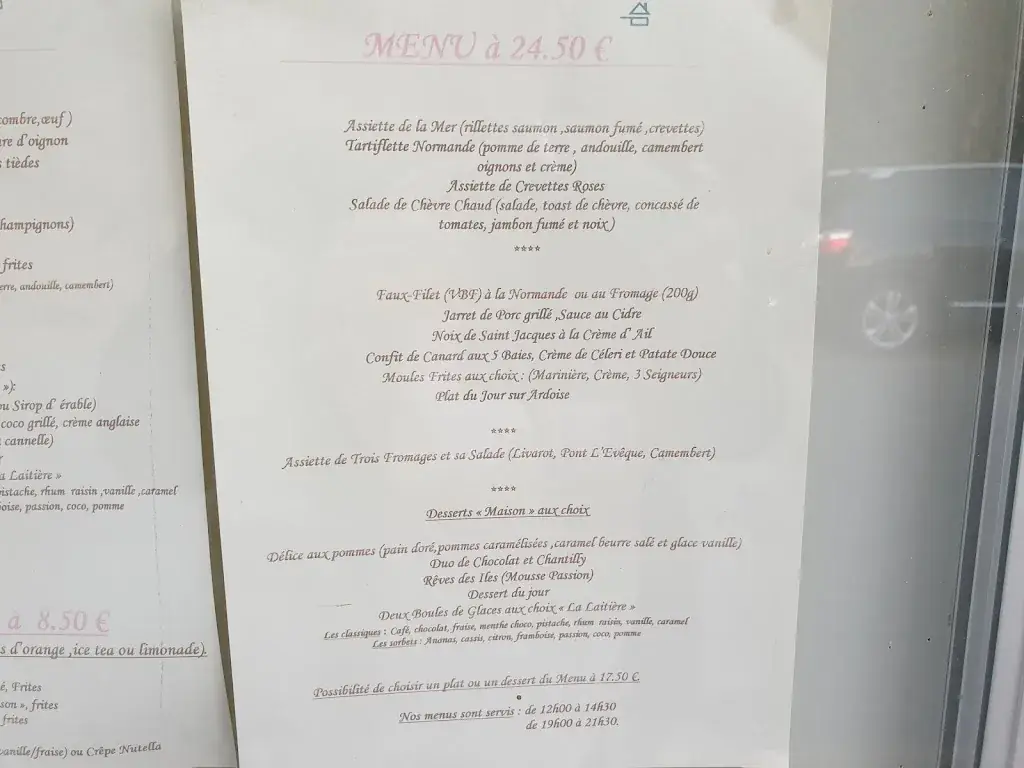 Menu_AU FIL DE L'EAU - Restaurant à Clécy_Clécy_image_2