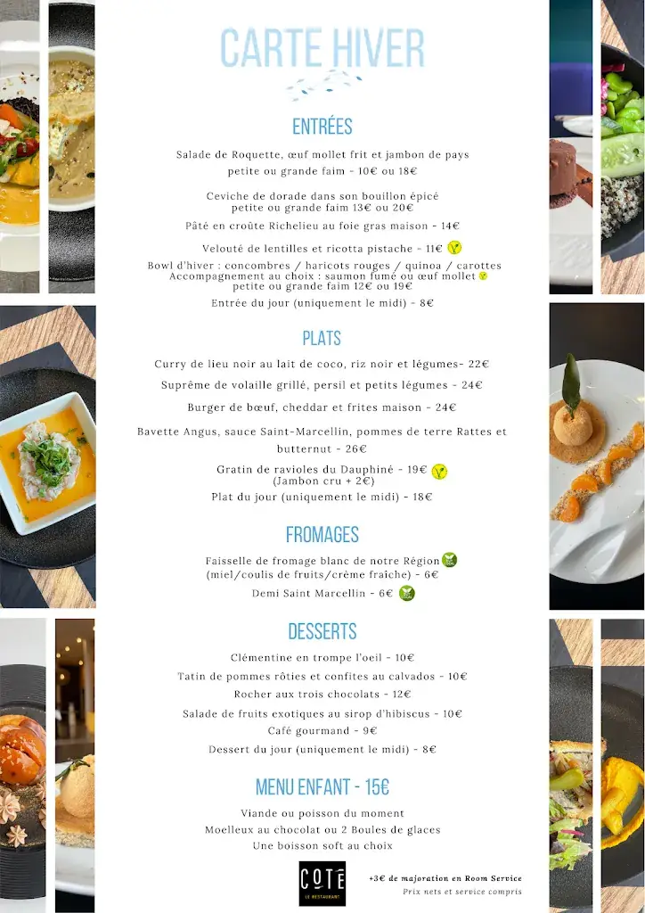 Menu_COTE LE RESTAURANT_Genas_imagen_2