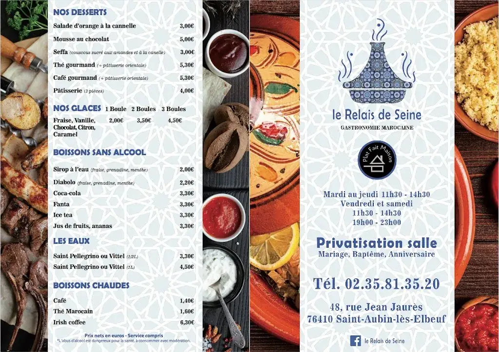 Menu_Le Relais De Seine_Saint-Aubin-lès-Elbeuf_image_3