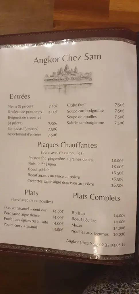 Menu_Angkor chez Sam_Cherbourg-en-Cotentin_image_2