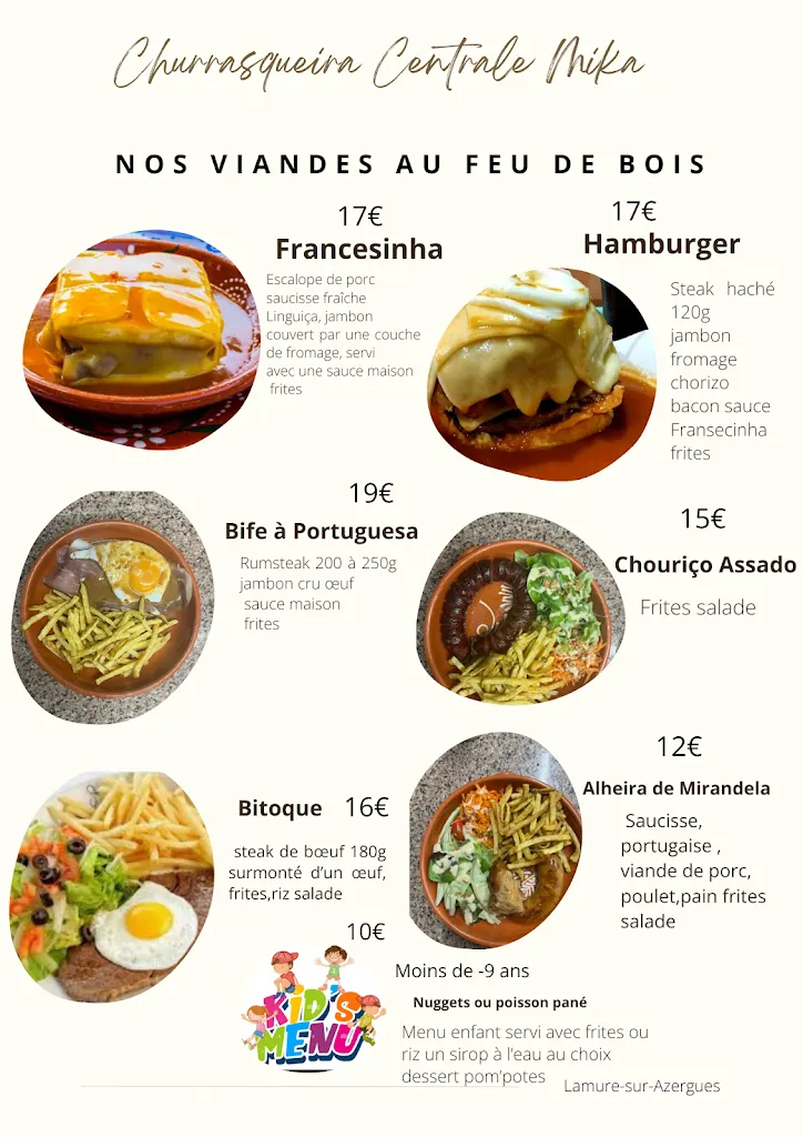 Menu_Churrasqueira Centrale Mika Restaurant_Lamure-sur-Azergues_image_1