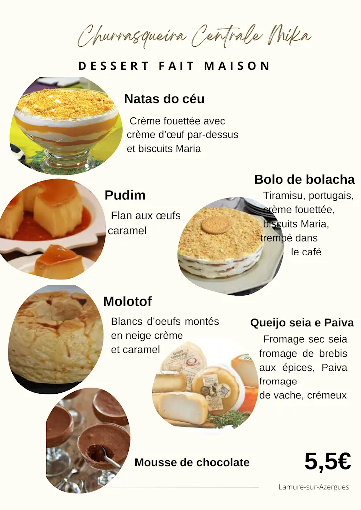 Menu_Churrasqueira Centrale Mika Restaurant_Lamure-sur-Azergues_image_2