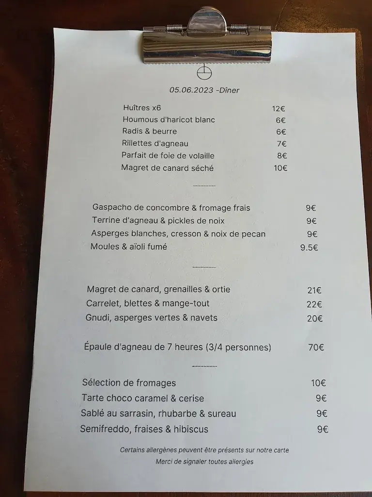 Menu_The Presbytere_Heugueville-sur-Sienne_image_2