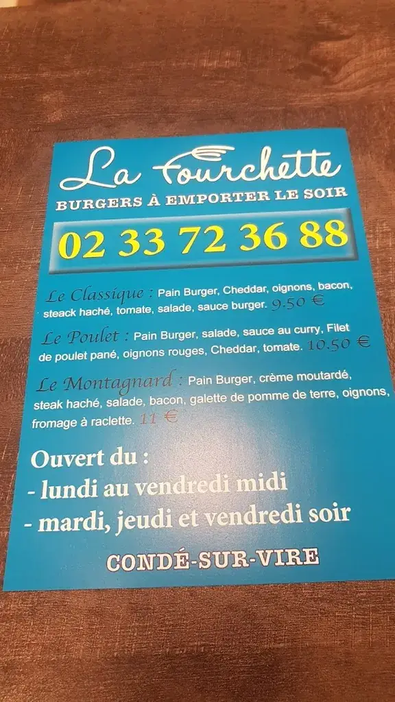 Menu_La Fourchette_Condé-sur-Vire_image_4