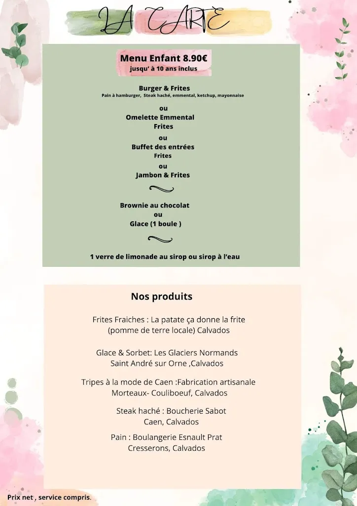Menu_Le Bistrot d'Angèle_Colleville-Montgomery_image_4
