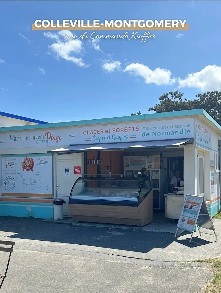 Les Glaciers Normands Côté Plage restaurant in Colleville-Montgomery