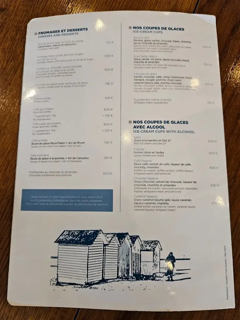 Menu_Les Cabines_Ouistreham_image_1