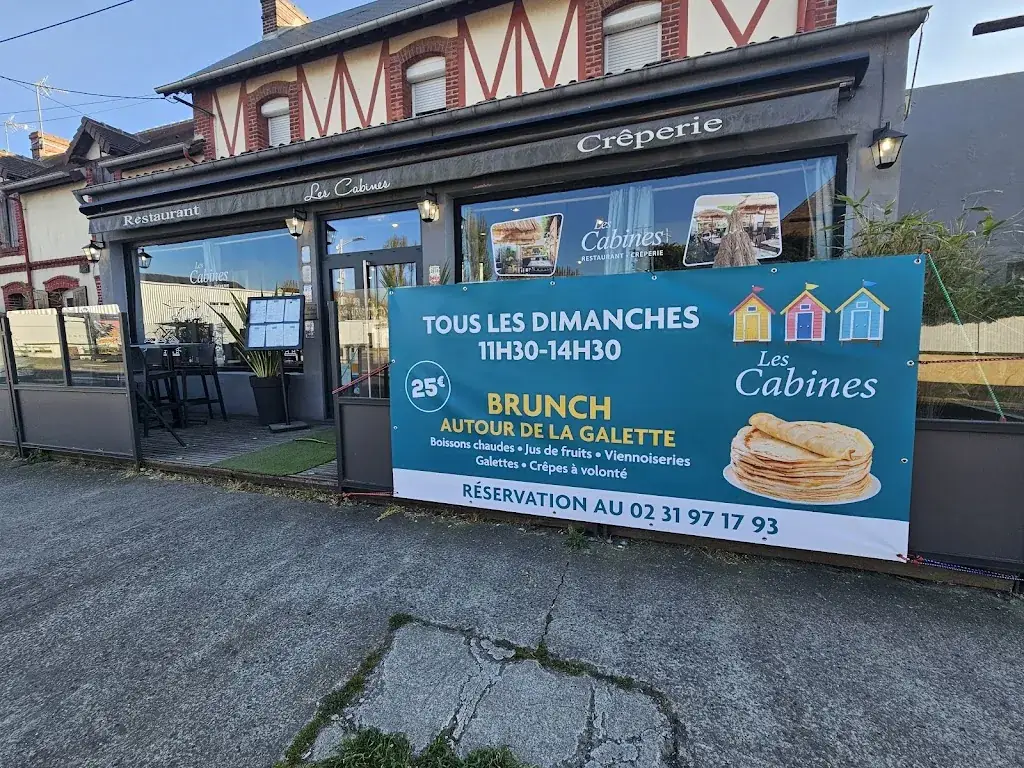 Les Cabines restaurant in Ouistreham