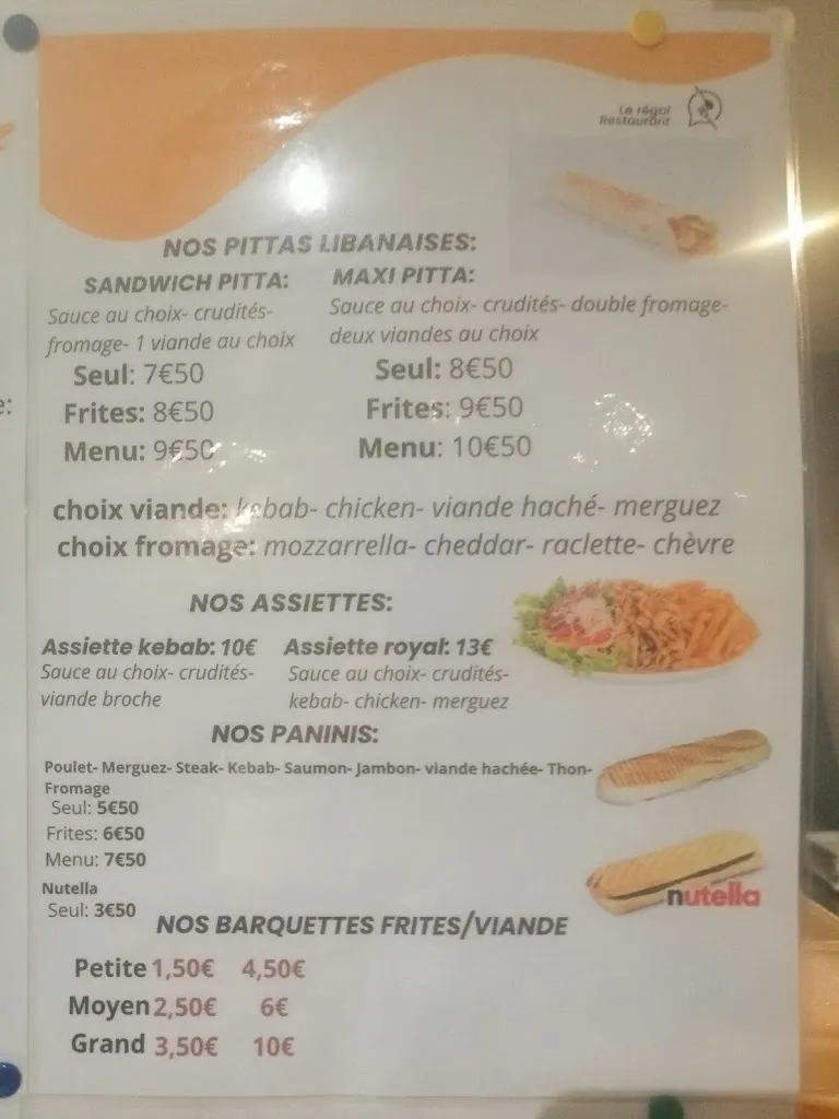 Menu_Le Regal_Colombelles_image_2