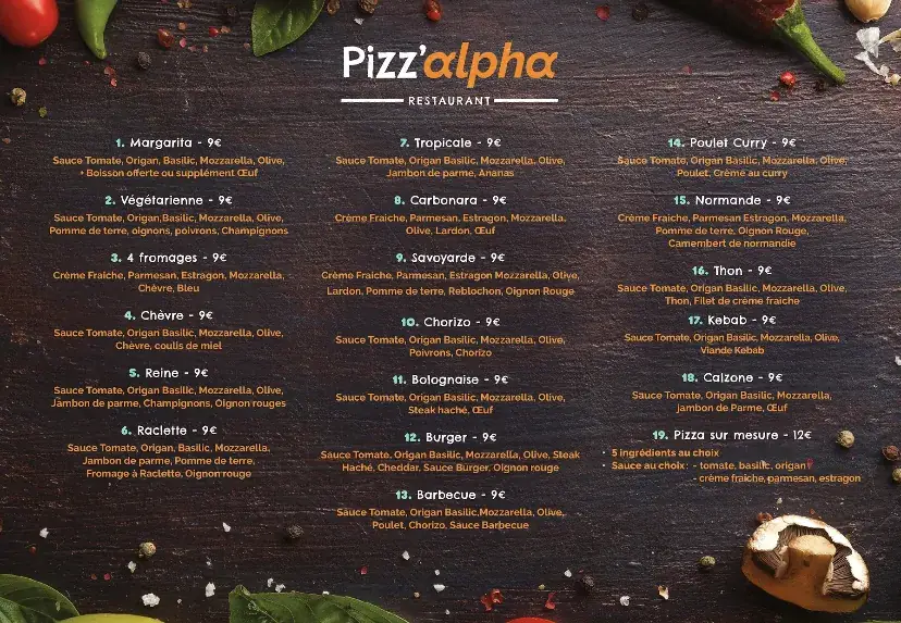 Menu_RAPIDO'S PLUS PIZZA_Courcelles-sur-Seine_image_2