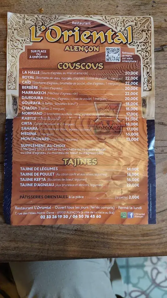 Menu_L'Oriental_Alençon_image_2