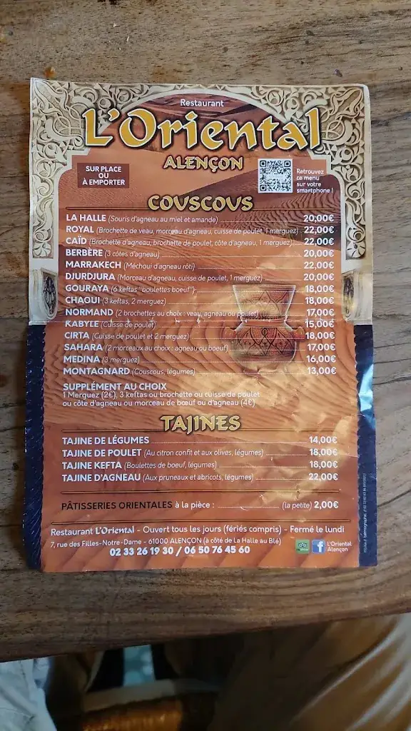 Menu_L'Oriental_Alençon_image_3
