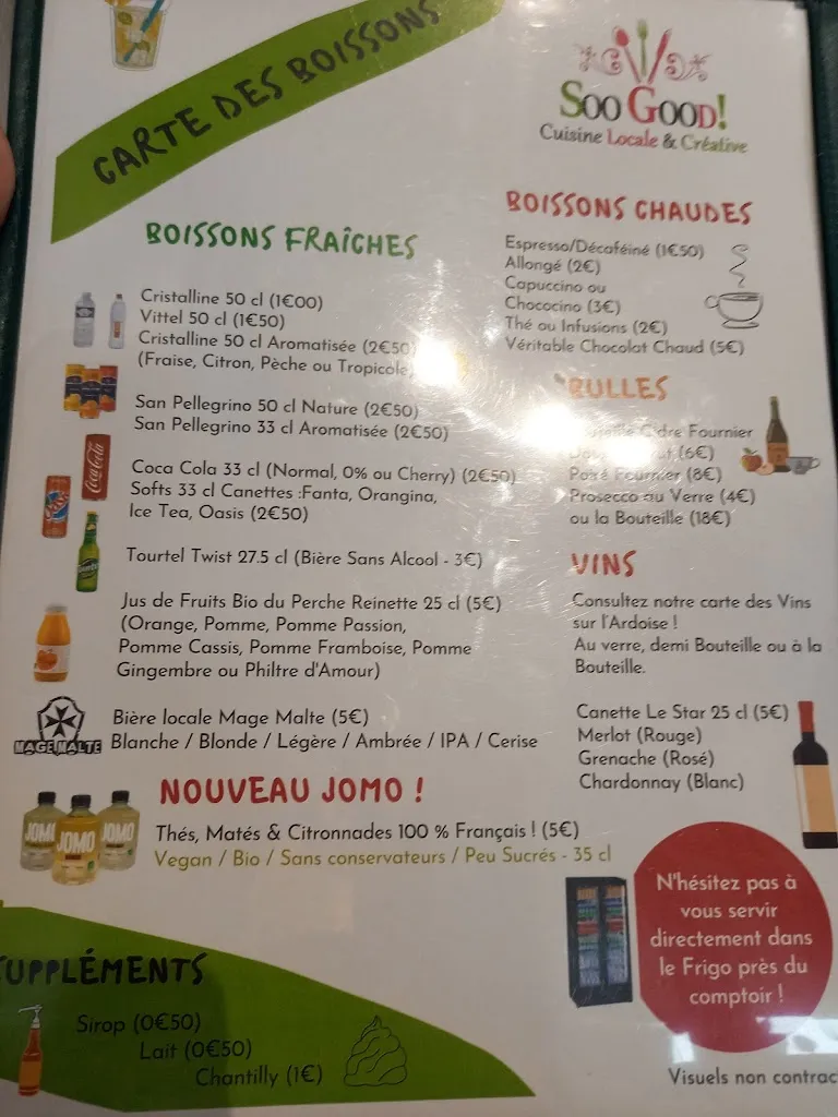 Menu_Restaurant & Caterer Soo Good / Brunch / Cake Design La Pâtisserie Créative_Alençon_image_4