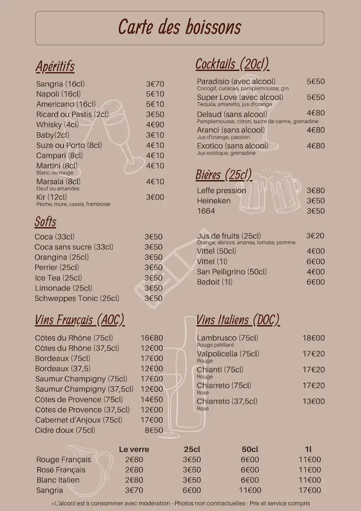 Menu_Le Napoli_Alençon_image_3