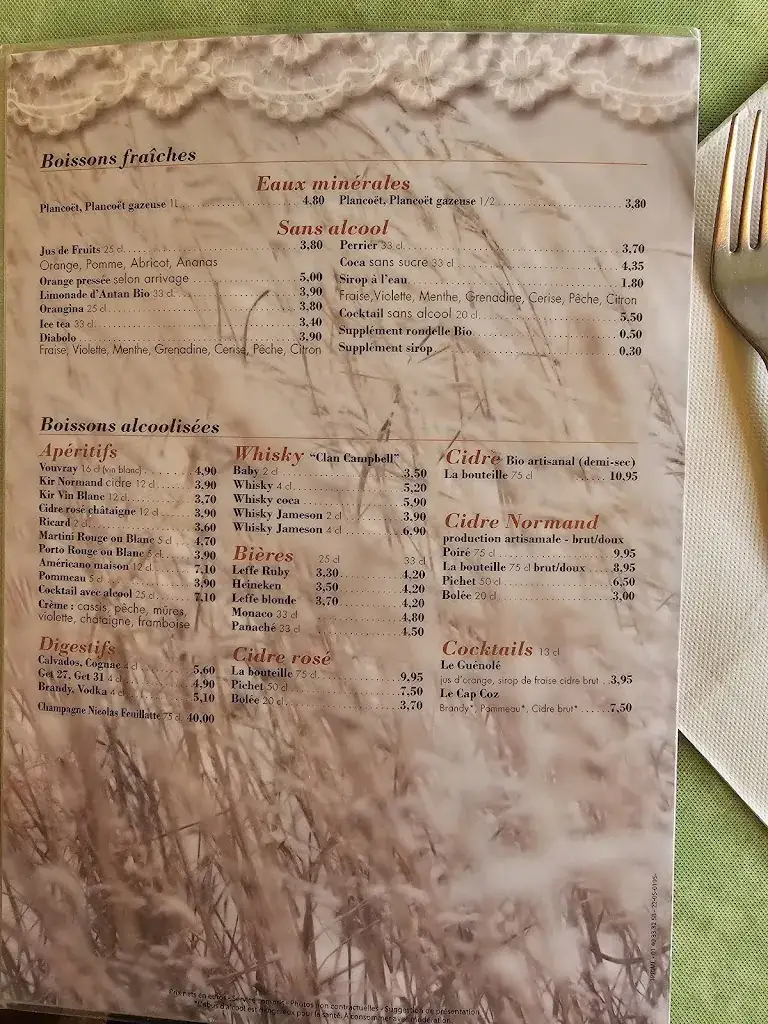 Menu_Crêperie La Chandelle_Alençon_image_4