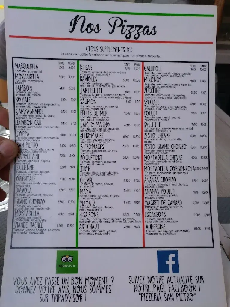 Menu_Pizza San Pietro_Gières_image_1