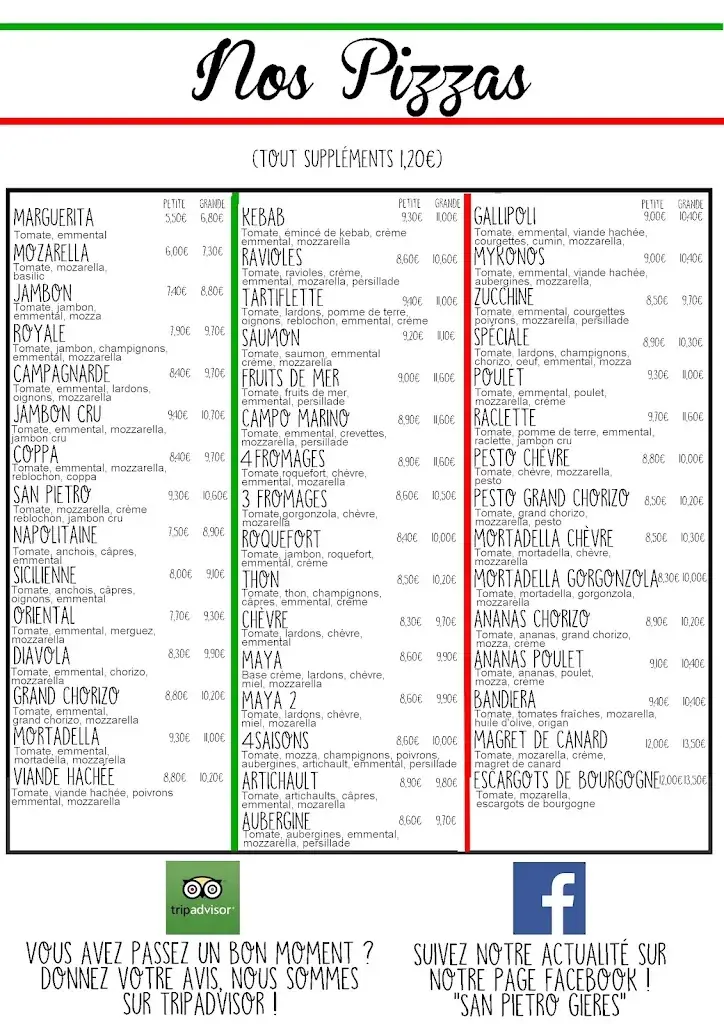 Menu_Pizza San Pietro_Gières_image_2