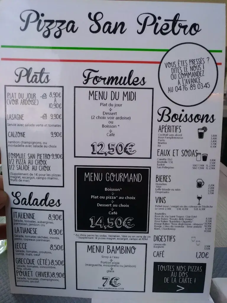 Menu_Pizza San Pietro_Gières_image_3