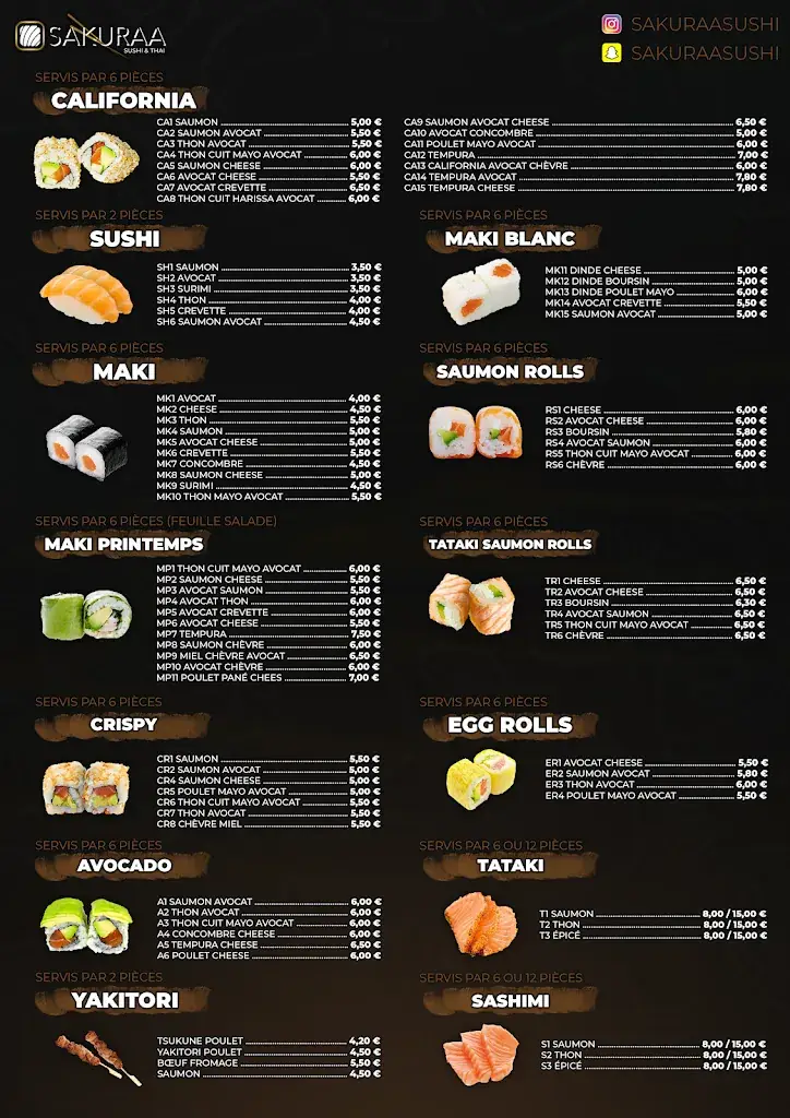 Menu_Sakuraa Sushi&Thaï_Alençon_image_1