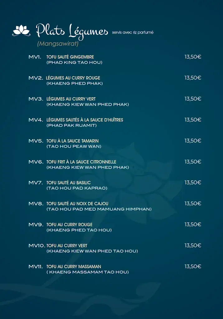 Basilic Thaï restaurant in 95240