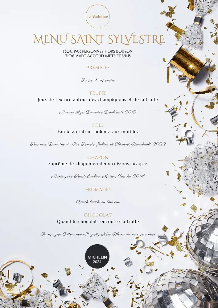 Menu_Restaurant - Le Madeleine par Cyril Coutin_d'Iton_image_3