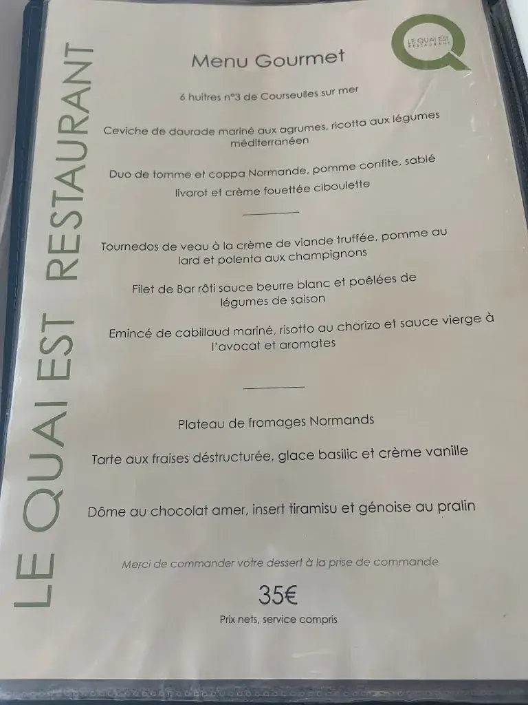 sian james_Le Quai Est_Courseulles-sur-Mer_review