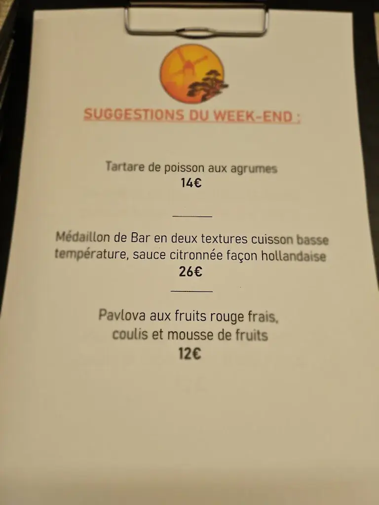 Menu_Restaurant de L'Ile Benoist_Courseulles-sur-Mer_image_1