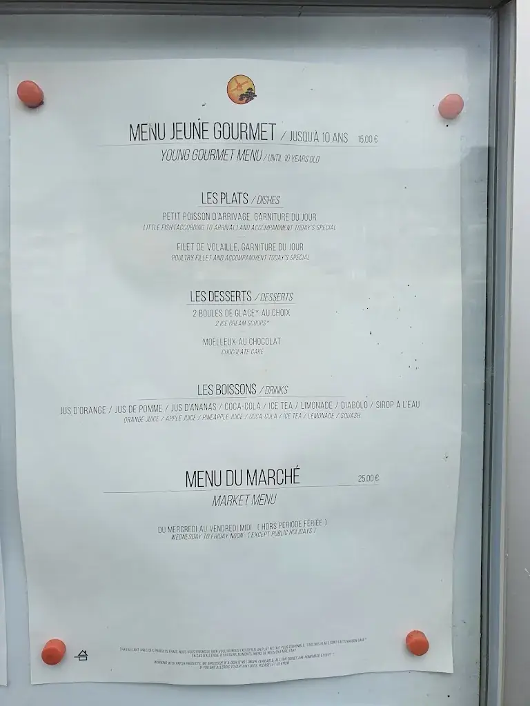 Menu_Restaurant de L'Ile Benoist_Courseulles-sur-Mer_image_2