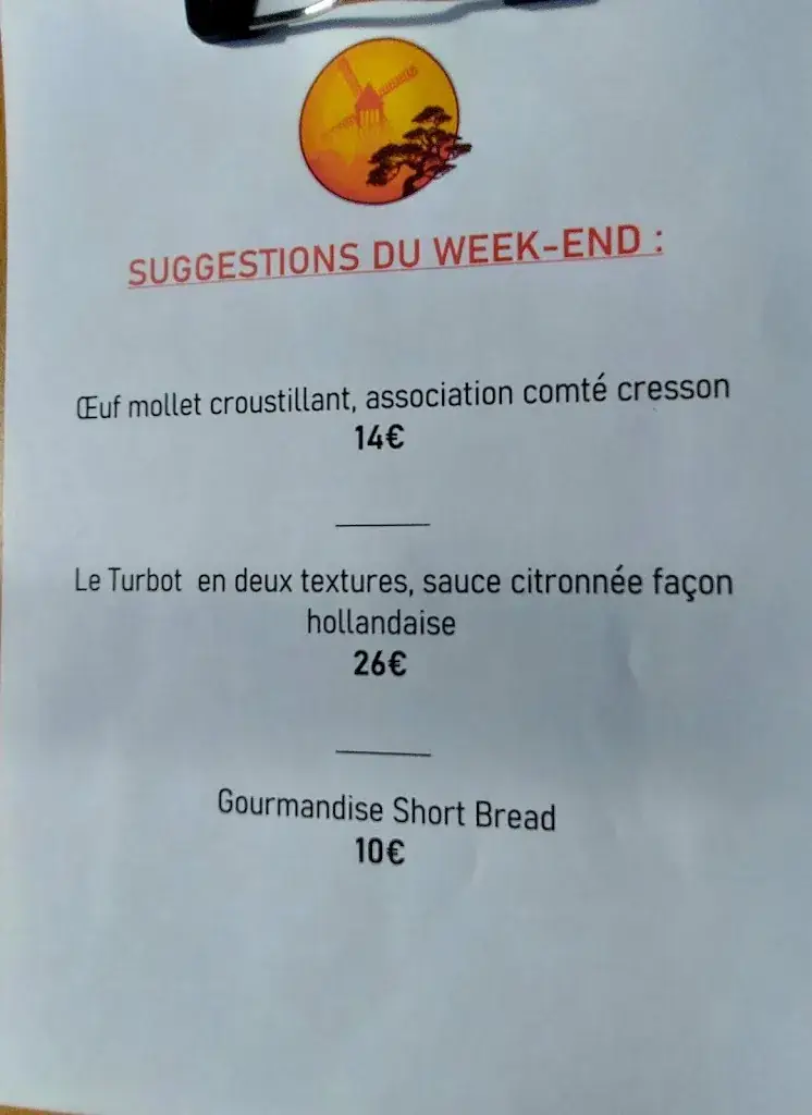 Menu_Restaurant de L'Ile Benoist_Courseulles-sur-Mer_image_3