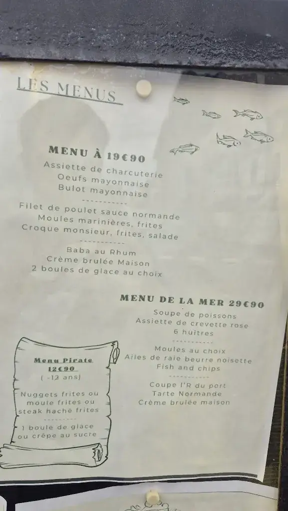 Menu_L'R du Port_Courseulles-sur-Mer_imagen_1