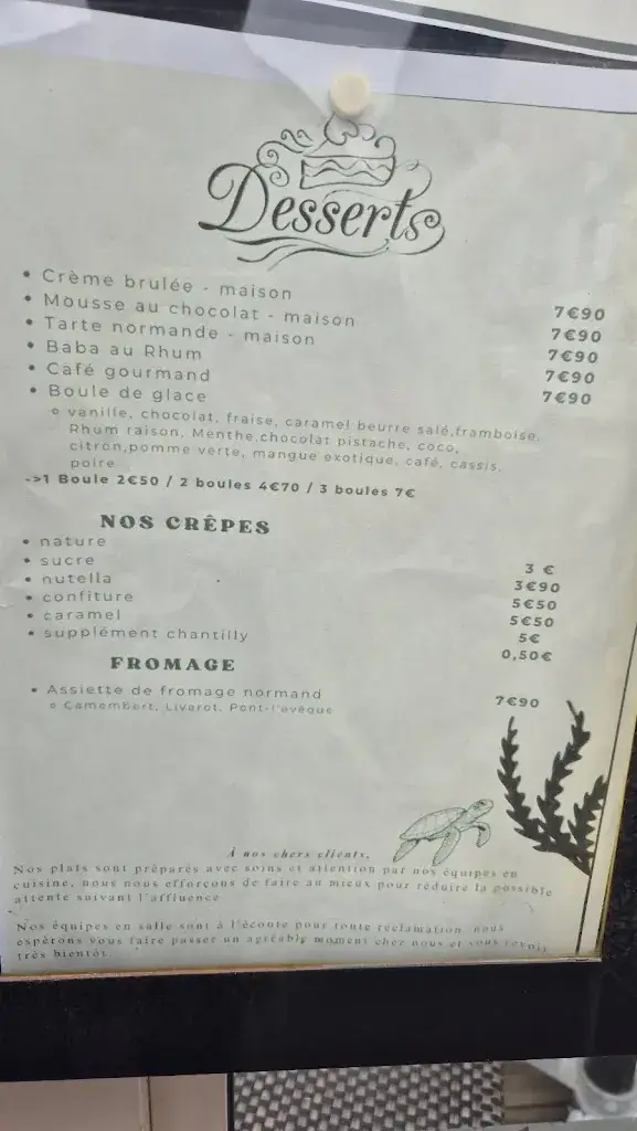 Menu_L'R du Port_Courseulles-sur-Mer_imagen_2