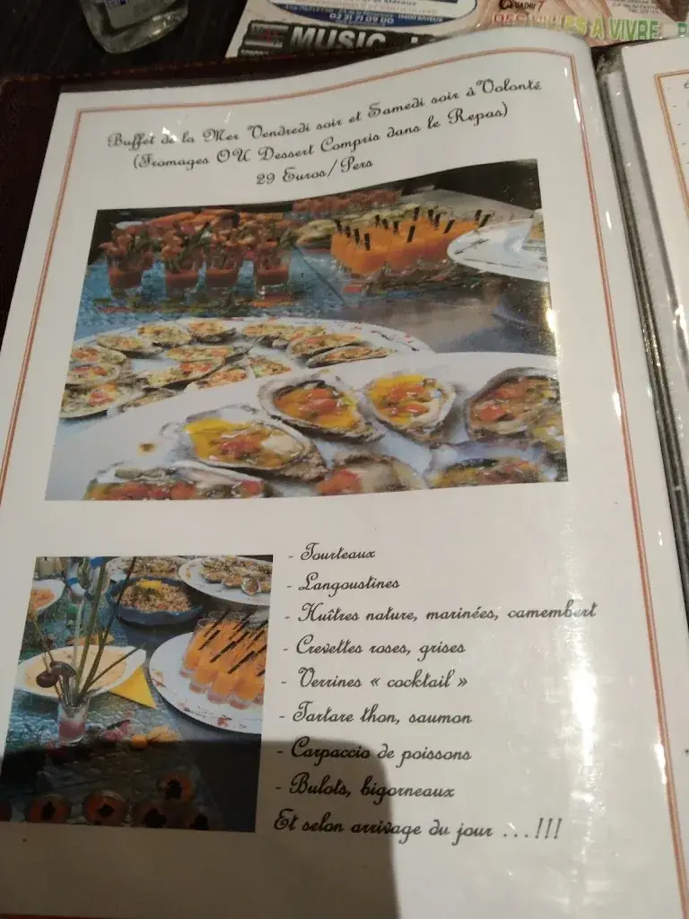 Menu_Hotel-Restaurant Les Alizes_Courseulles-sur-Mer_image_2