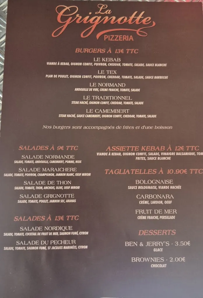 Menu_La Grignotte_Courseulles-sur-Mer_image_2