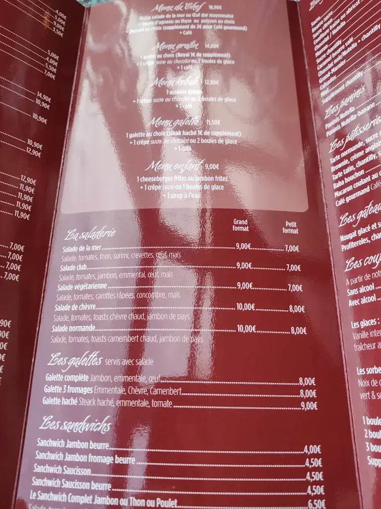 Menu_Bar de la Mer à Arromanches-les-Bains_Courseulles-sur-Mer_immagine_4